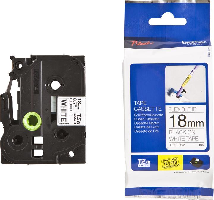 Actual product image Brother Tze-Fx241 (1.80 cm, Black)