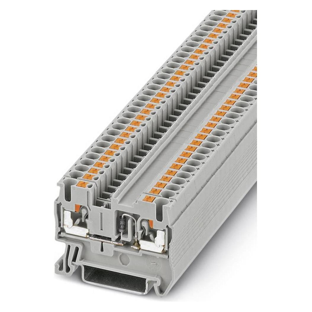 Phoenix Contact Grigio Morsetto Passante Pit 2,5-Dio/R-L, Accessori Di Elettronica + Alloggiamento,