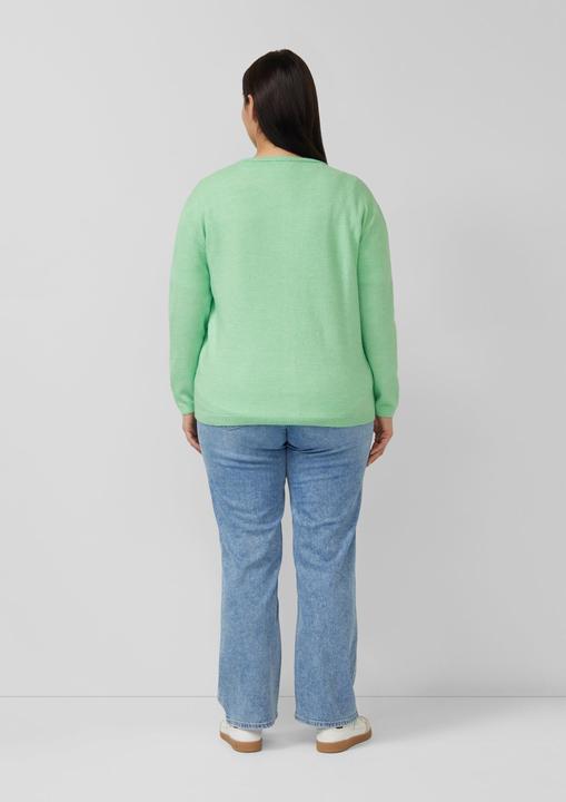 Produktbild s.Oliver Strickjacke Flauschige Baumwollmix-Strickjacke (44)