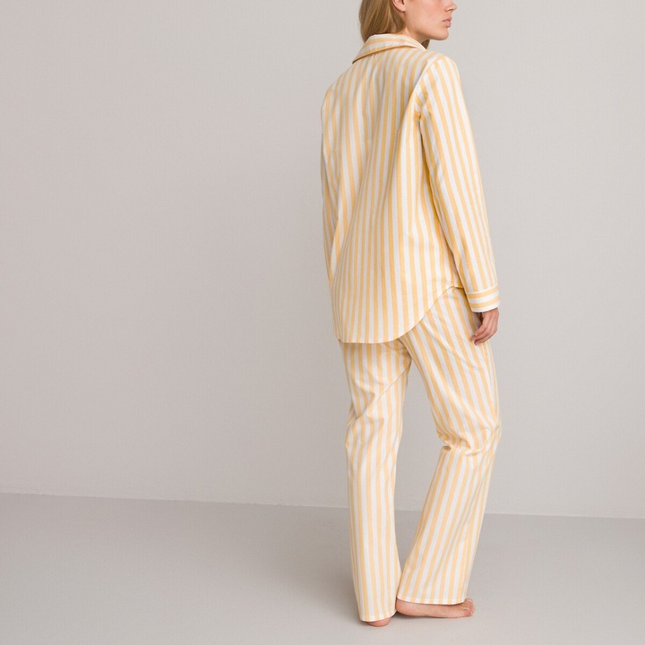 Image du produit La Redoute Collections Pyjama rayé en popeline de coton (34)