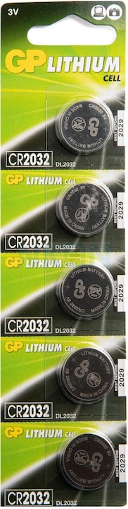 Immagine prodotto GP Batteries Cr2032 (5 pz., CR2032, 220 mAh)
