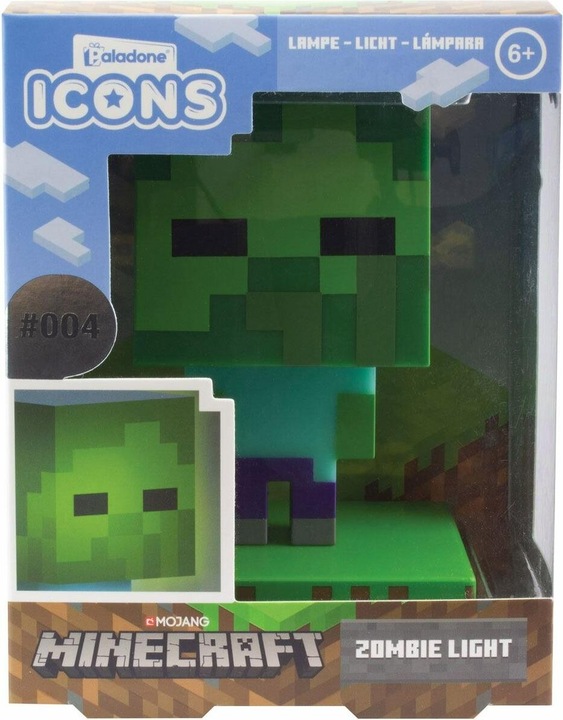 Productafbeelding Paladone Products Lampada Minecraft : Zombie Pictogram Licht (PLD)