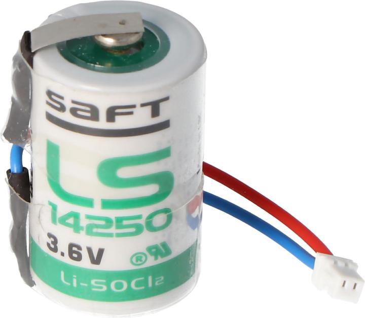 Image du produit Saft Batterie LS14250 mit Kabel und Stecker mittig an der Zelle raus (1 pcs, AA, 1000 mAh)