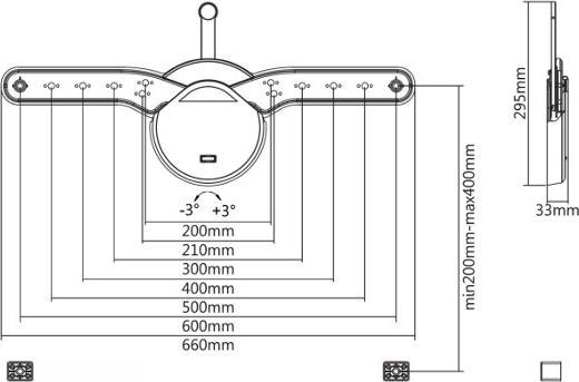 Actual product image Neomounts OLED-W600 (Wall, 70", 40 kg)