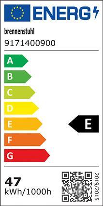 Label énergétique Brennenstuhl Orum (5800 lm)