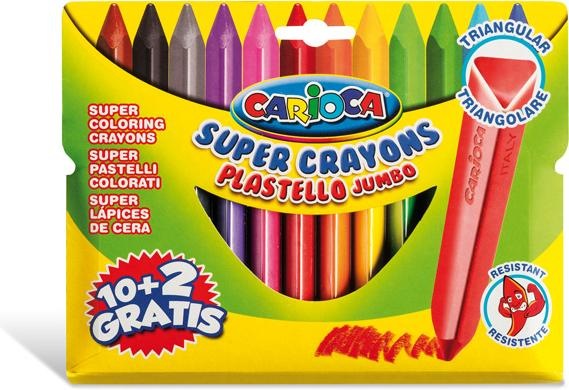 Actual product image Carioca Plastello Jumbo (Multicoloured, 12 x)