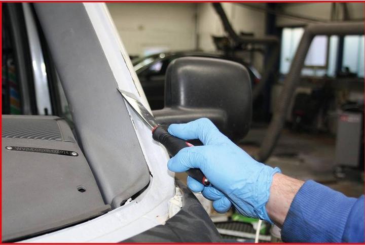 Actual product image KS Tools STAINLESS STEEL Chisel scraper set, 4 pcs