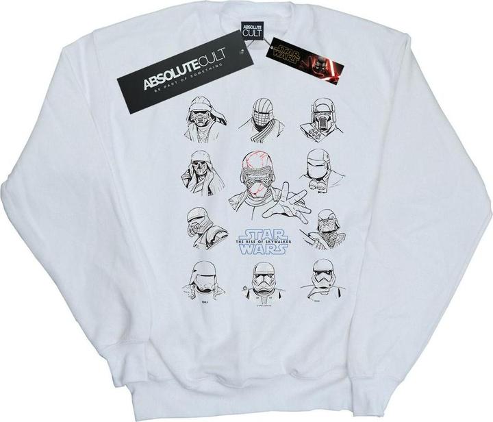Produktbild Star Wars First Order Character Line Up Mono Sweatshirt (4XL)