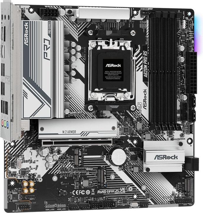Actual product image AsRock A620M Pro RS (AM5, AMD A620, mATX)