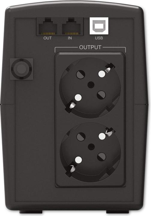 Image du produit Powerwalker UPS VI 600 STL Schuko Line Interact (0.60 VA, 360 W, Line-interactive Onduleur)