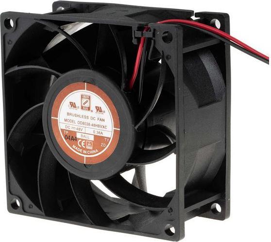 Image du produit RS PRO Ventilateur axial cc 80mm 168m3/h 48Vcc (80 mm)