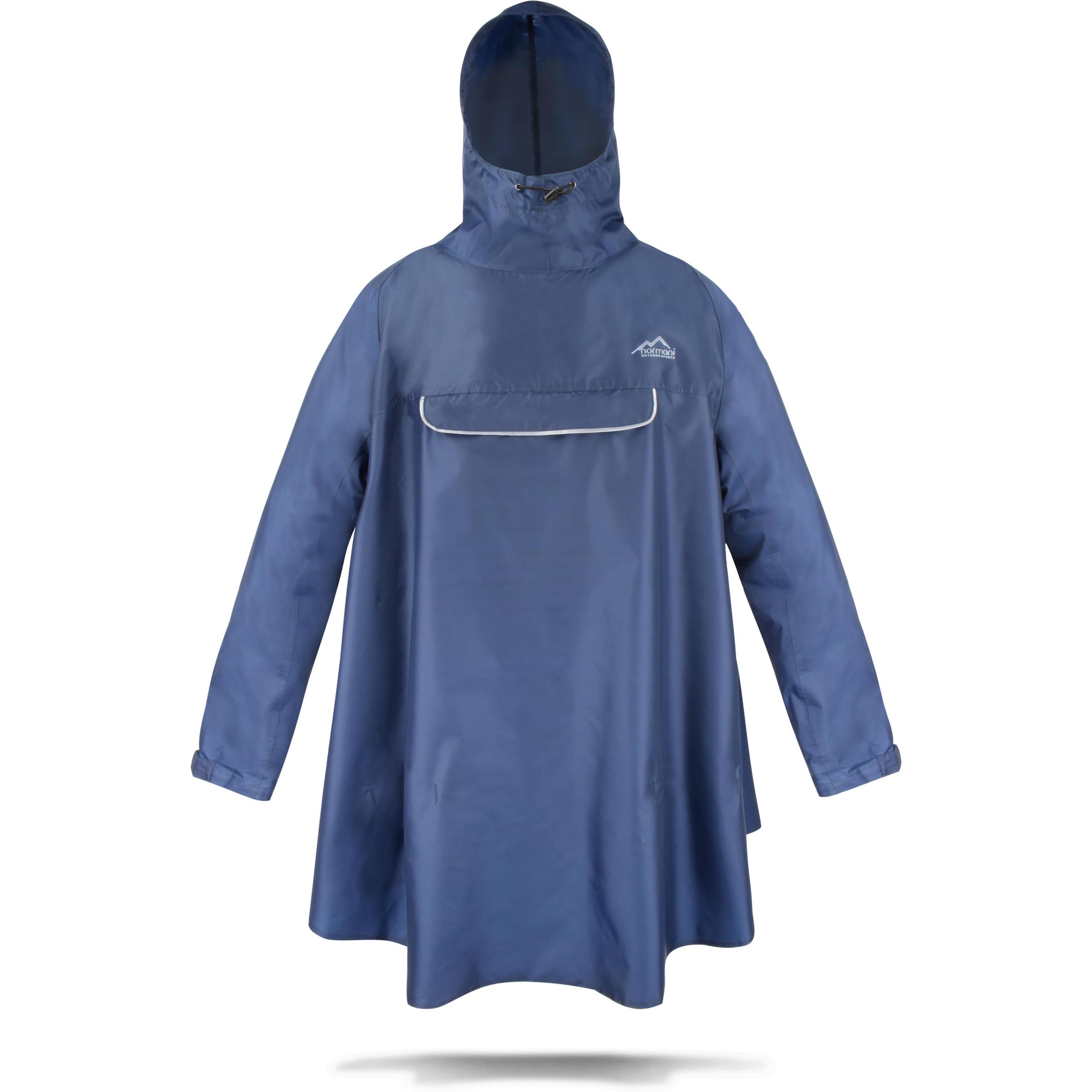 Thumbnail - Normani, Herren, Jacke, Regenponcho Kauai (L), Blau, L