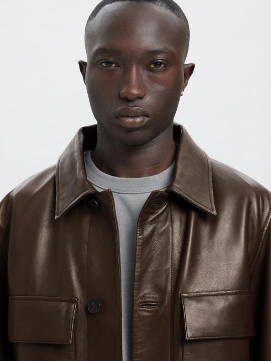 Actual product image Annarr Geknöpfte Lederjacke (M)