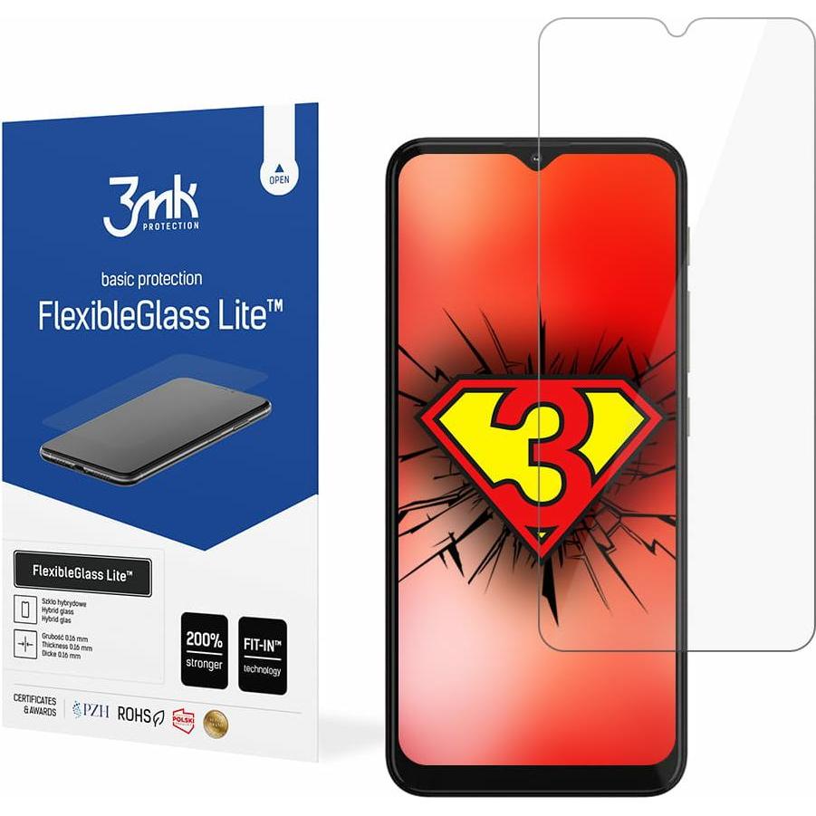Thumbnail - 3MK hybrid glass Flexible 2.5D Lite for Motorola Moto G10 (1 Stück, Motorola Moto G10), Smartphone Schutzfolie, Grau