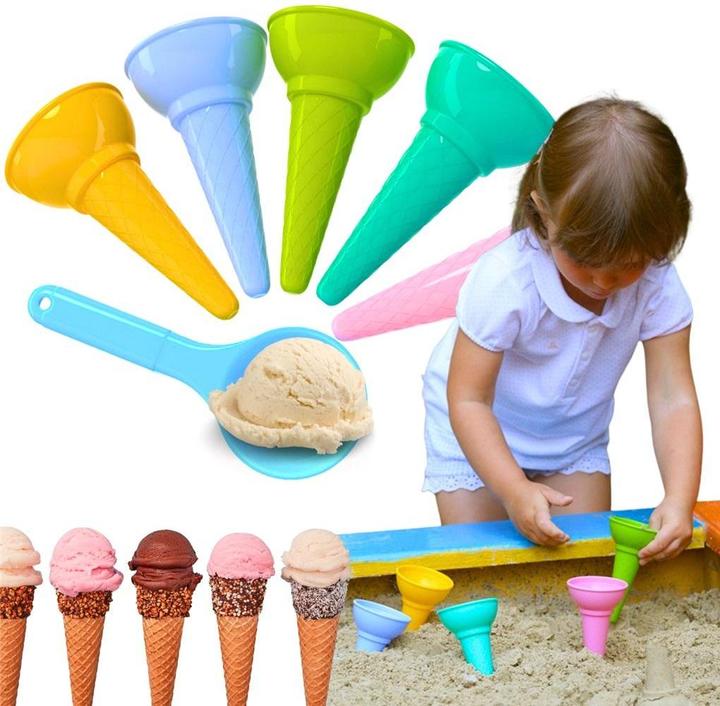 Actual product image Technok Set de sable glace 6 pcs. 11cm