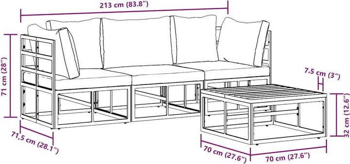 Produktbild vidaXL Colette