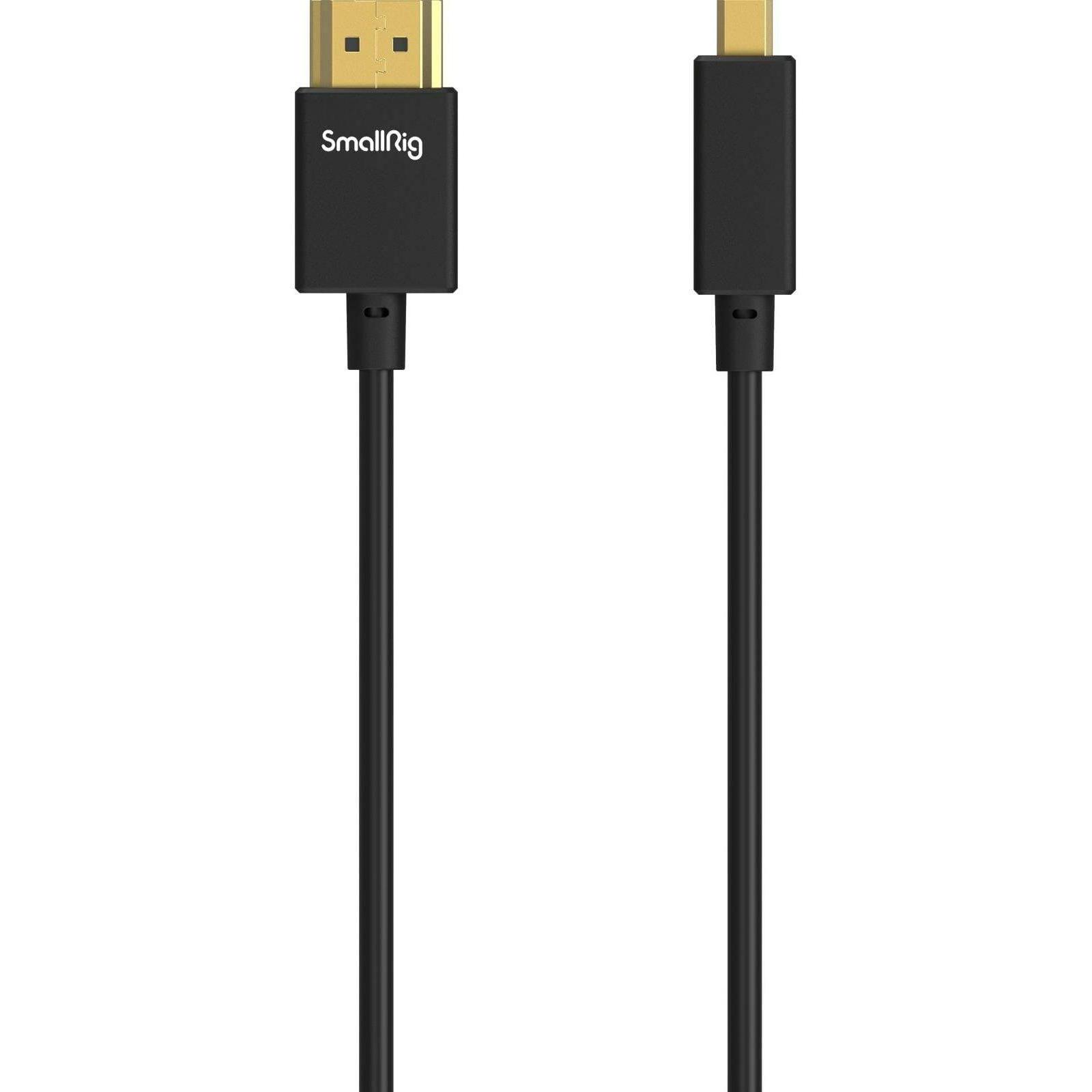 SmallRig Micro HDMI (Typ D) — HDMI (Typ A) (0.35 m), Cavo video, Nero