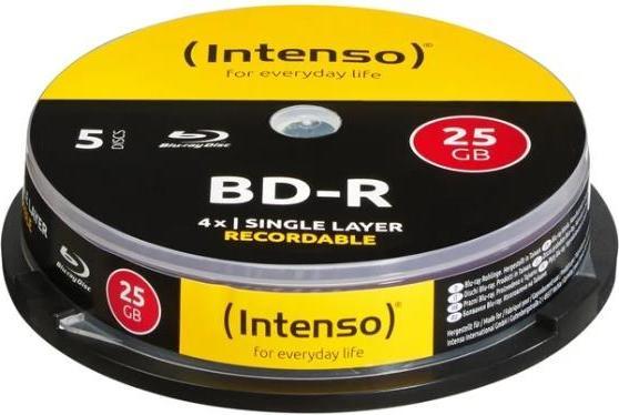 Actual product image Intenso 1x50 BD-R 25GB 6x Speed, Cakebox (50 x)