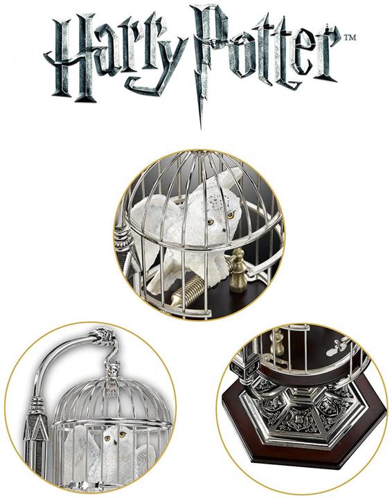 Produktbild Noble Collection Harry Potter Miniatur Hedwig im Käfig