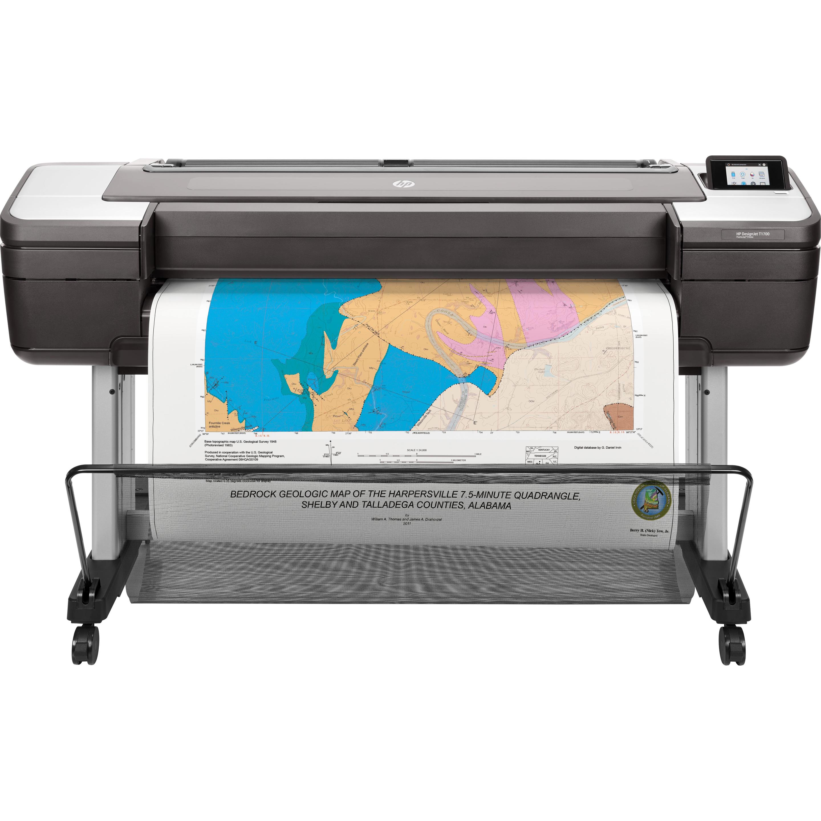 HP Designjet T1700dr (Laser, Farbe), Drucker, Schwarz