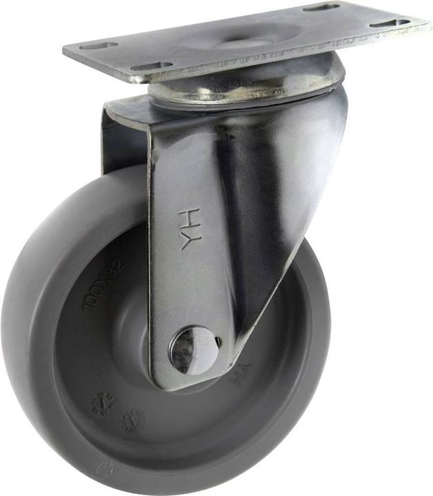 Produktbild Toolcraft Lenkrolle Anschraubplatte