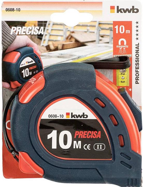 Produktbild kwb 060810 Massband 10 m Stahl, Kunststoff (10 m)