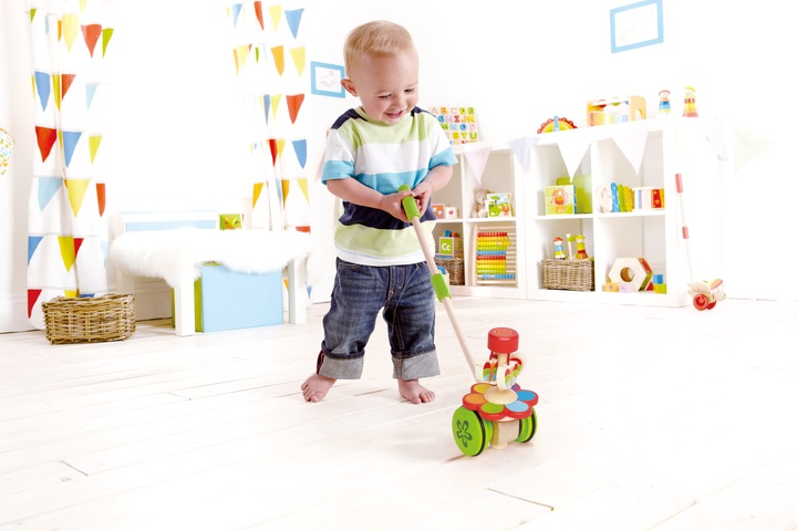 Actual product image Hape Push-Dancing Butterflies