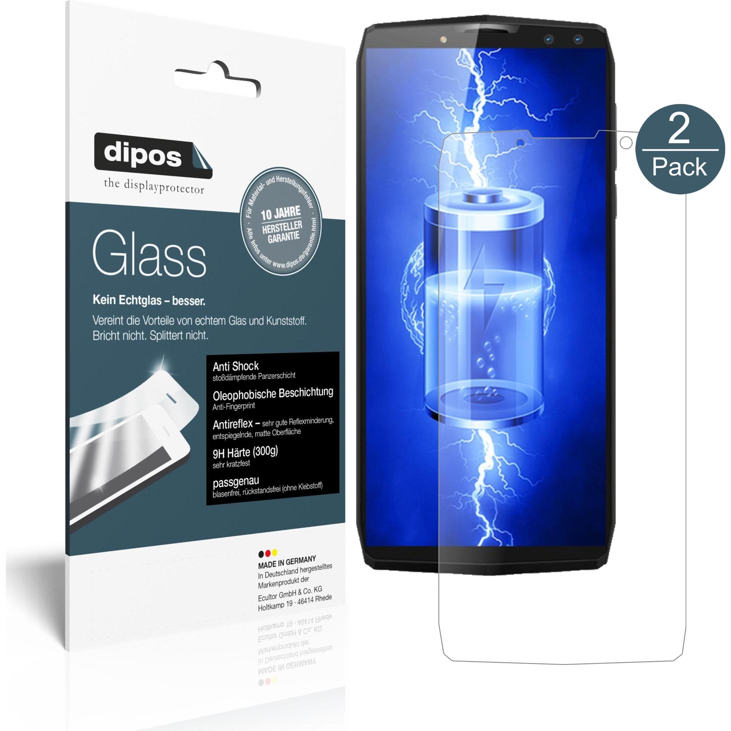 Thumbnail - Dipos Displayschutz Anti-Shock (2 Stück, Blackview P10000 Pro), Smartphone Schutzfolie, Transparent