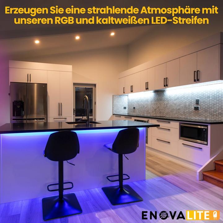 Productafbeelding Enovalite LED-strips (RGB, 500 cm, Interieur)