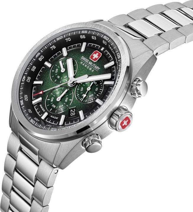 Actual product image Swiss Military Hanowa Navalus Pro Chrono (Analogue wristwatch, Chronograph, Swiss made, 43 mm)