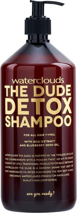 Waterclouds Detox Shampoo 1000ml (1000 ml, Flüssiges Shampoo)