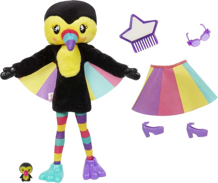 Produktbild Barbie Cutie Reveal Puppe im Tukan-Kostüm mit Farbwechsel