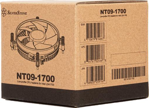 Produktbild Silverstone SST-NT09-1700 - Nitrogon Low-Profile-CPU-Kühlkörper für Intel LGA 1700 (45 mm)