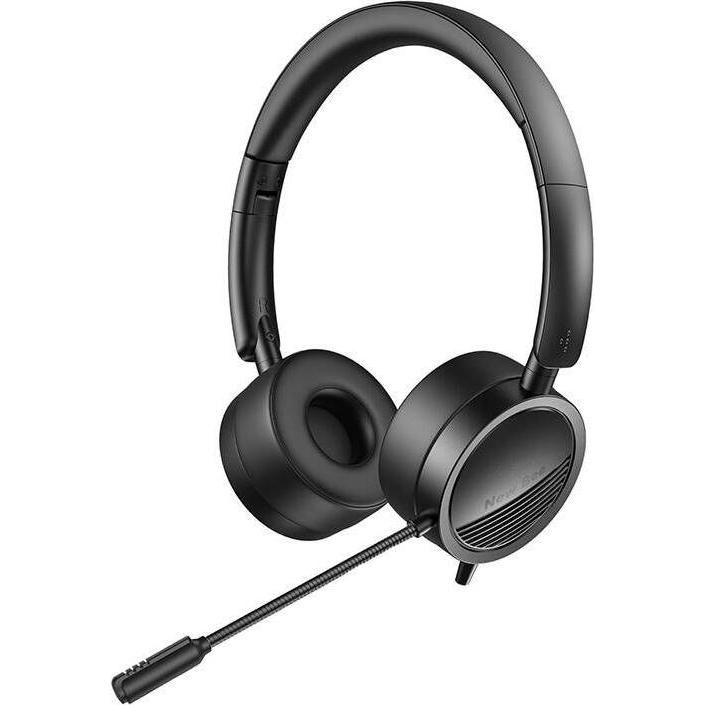 Thumbnail - NewBee New Bee NB-H360 wired headphones with microphone (black) (Kabelgebunden), Kopfhörer, Schwarz