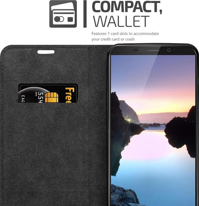 Actual product image Cadorabo Book Invisible Magnet Cover (Cubot J7)