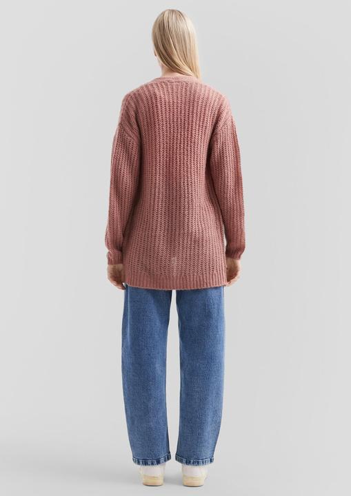 Produktbild s.Oliver Strickjacke Locker gestrickte Jacke mit überschnittener Schulter (S)