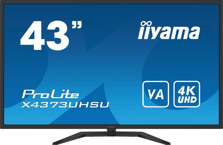 Image du produit iiyama ProLite X4373UHSU-B1 (3840 x 2160 pixels, 43")