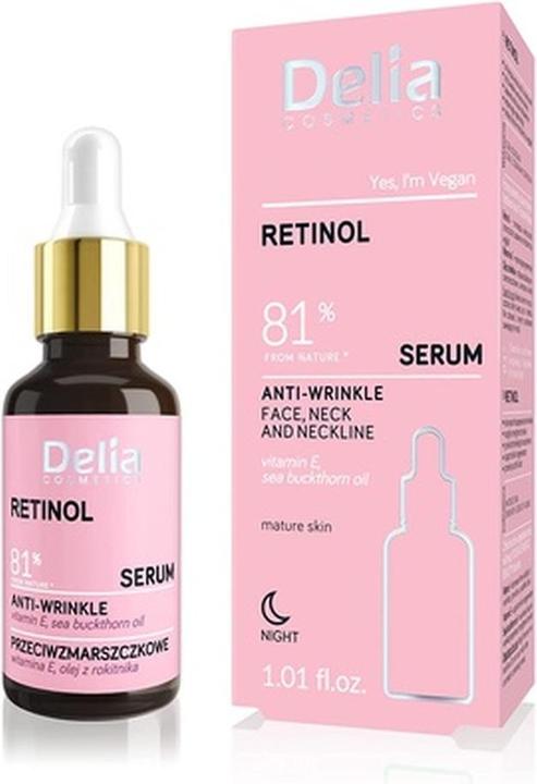 Immagine prodotto Delia Cosmetics Siero antirughe al retinolo per pelli mature 30ml (30 ml)