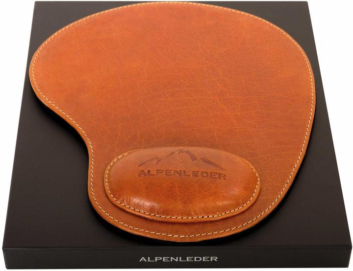 Produktbild Alpenleder Mausmatte Salem Cognac (S)