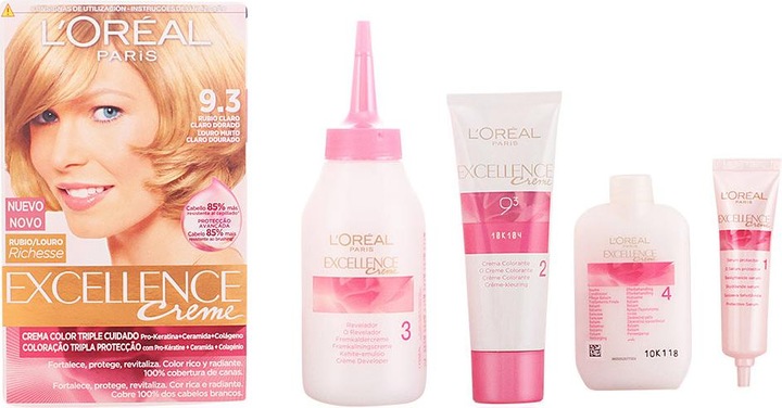 Produktbild L'Oréal Paris EXCELLENCE Creme tinte #9,3-rubio claro claro dorado (#9,3-rubio claro claro dorado)