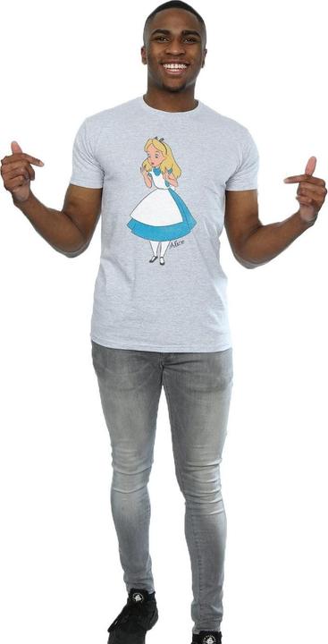 Actual product image Disney Mens Alice In Wonderland Surprised Alice T-Shirt (3XL)