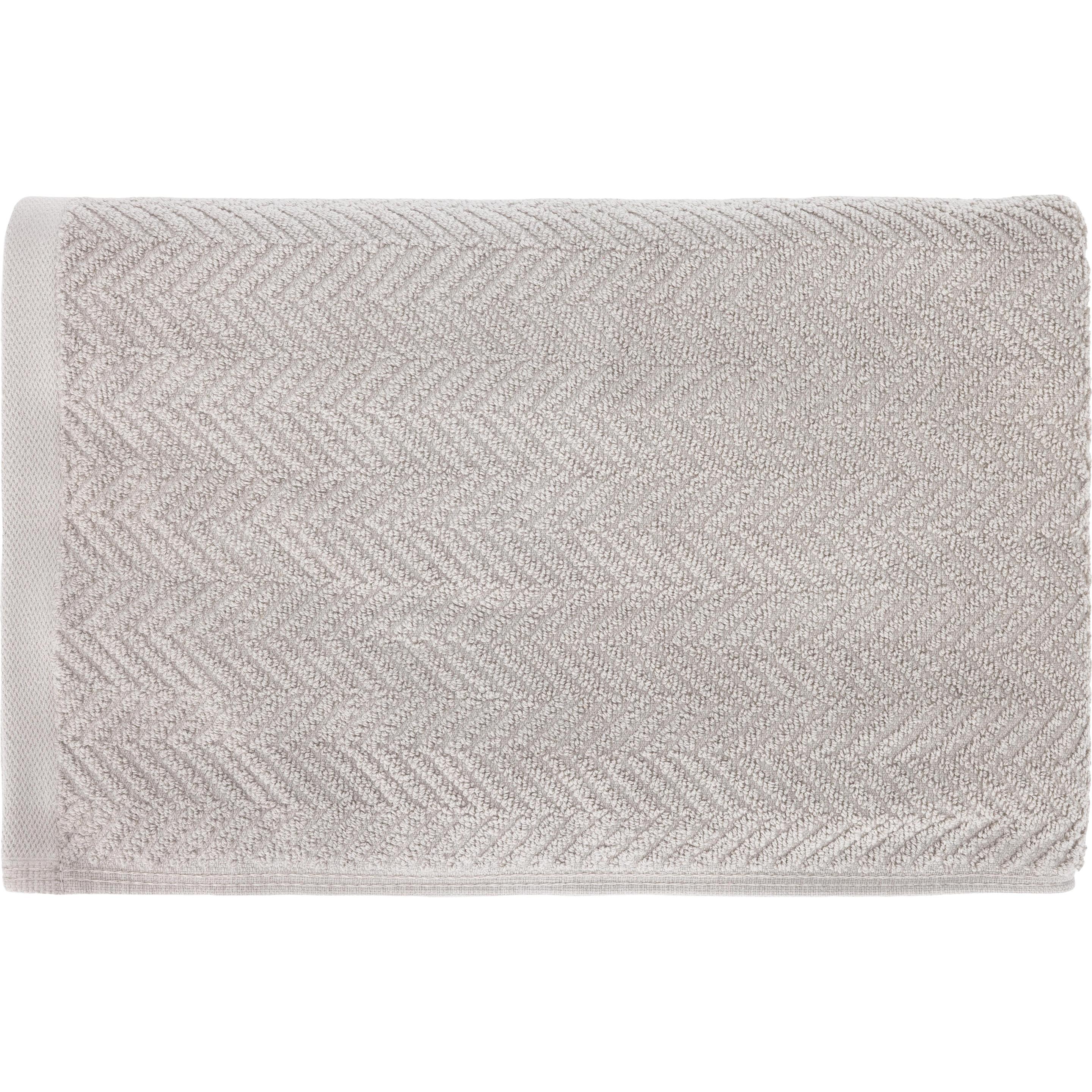 Domoletti, Tappetino da bagno, Towel bathrooms VISBY, light grey, 70 x 140 cm (140 x 70 cm)