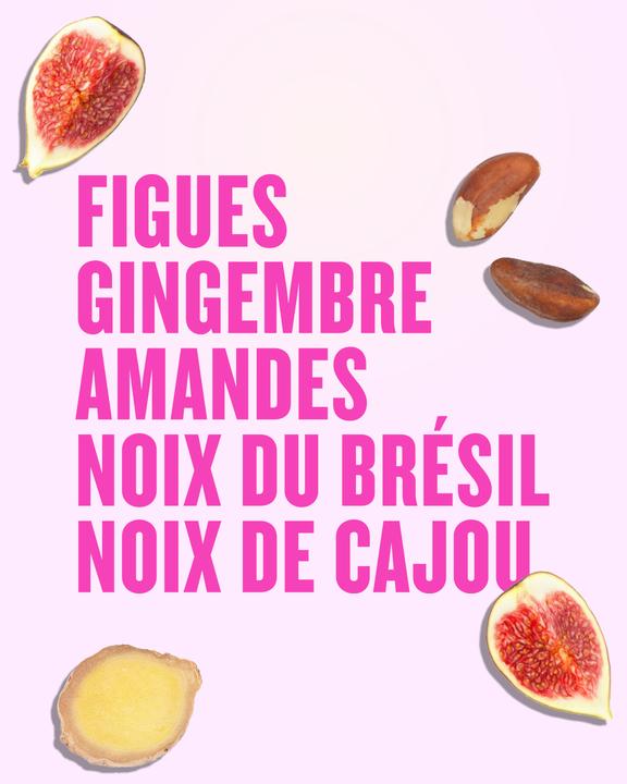 Actual product image Blast Figs ginger almonds nut bar (1 pcs., 40 g)