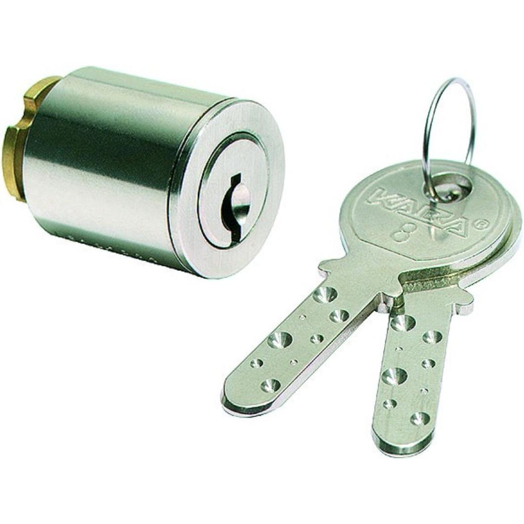 Kaba, Türschloss + Schliesszylinder, Aufbauzylinder 8, Typ 1008 C (Profilzylinder)