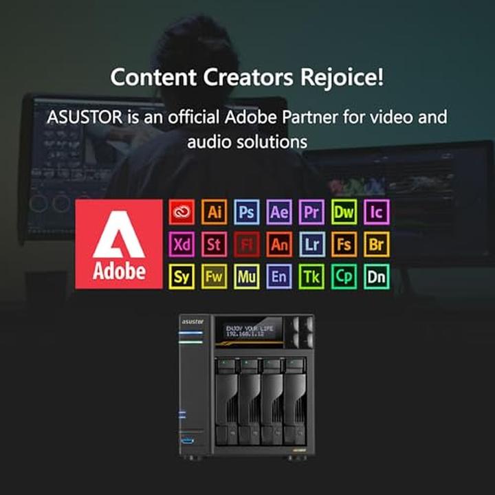 Image du produit Asustor Lockerstor 4 Gen3 AS6804T (0 TB)