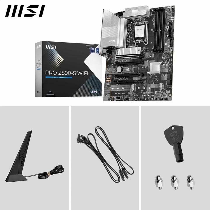 Produktbild MSI PRO Z890-S WIFI (LGA 1851, Intel Z890, ATX)