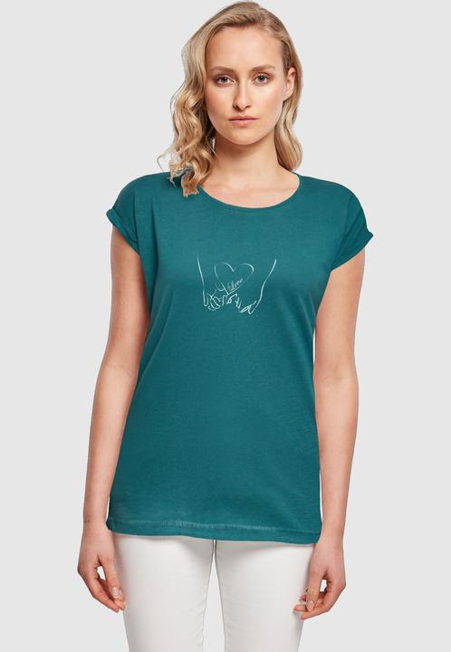 Produktbild Merchcode Ladies Love 2 Extended Shoulder Tee - 113379 (L)