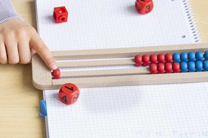 Actual product image Betzold Arithmetic pencil case with treeNside arithmetic frame