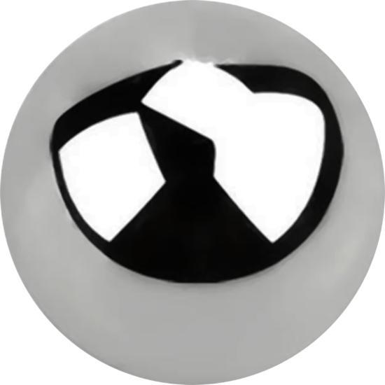 Immagine prodotto Star Piercing Palla d'argento (senza ottone, Titanio)