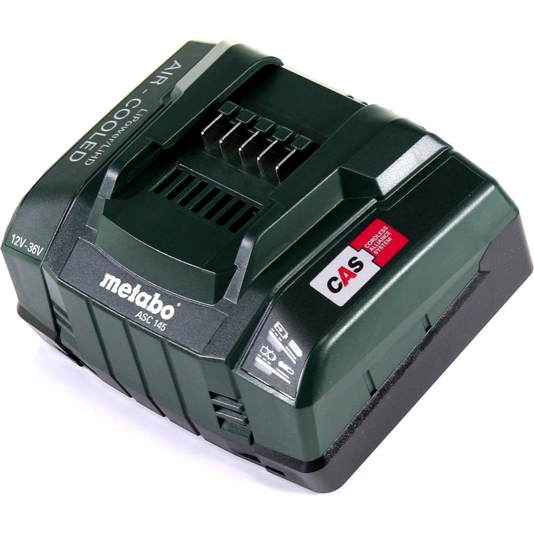 Metabo, Werkzeugakku + Ladegerät, Schnellladegerät ASC 145 (36 V)